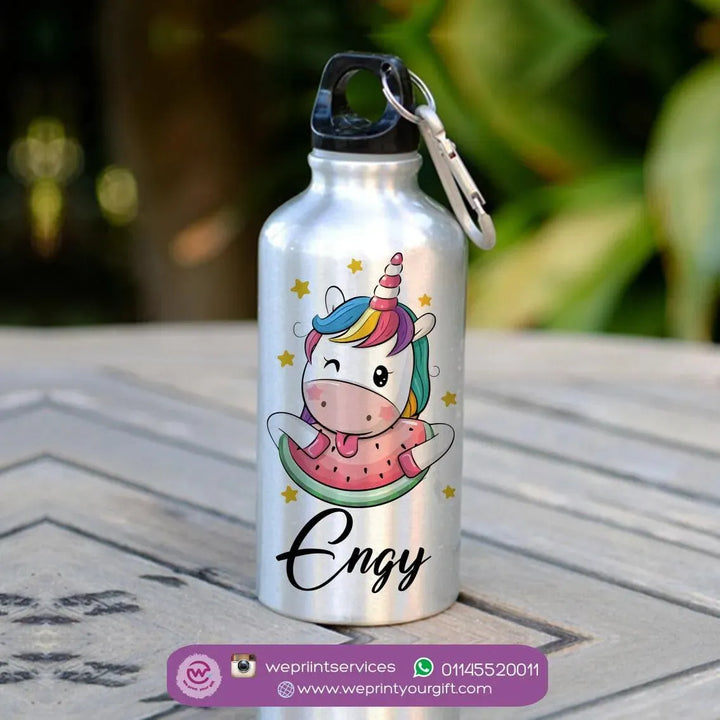 Water Bottle flask-Aluminium -kawaii-A - WE PRINT