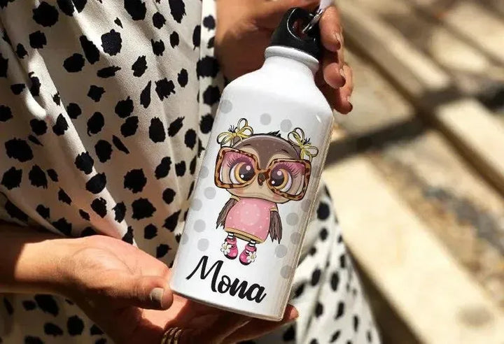 Water Bottle flask-Aluminium -kawaii-B - WE PRINT