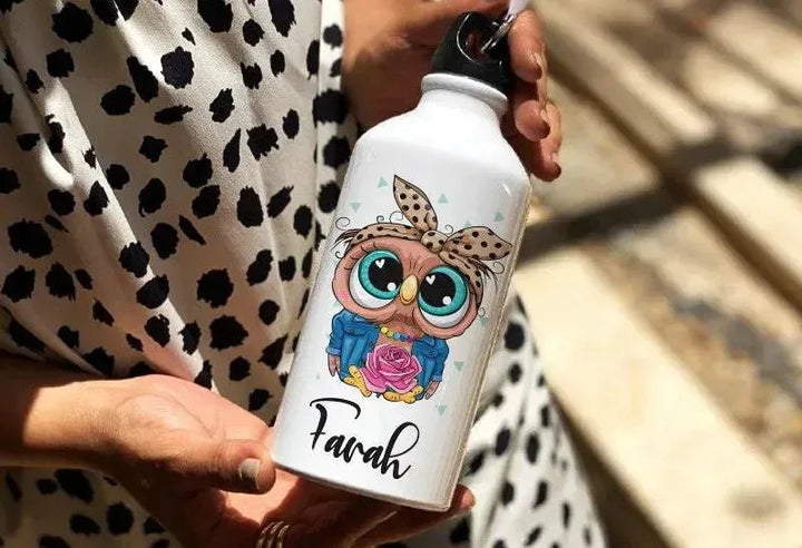 Water Bottle flask-Aluminium -kawaii-B - WE PRINT