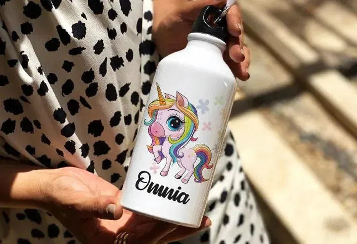 Water Bottle flask-Aluminium -kawaii-B - WE PRINT