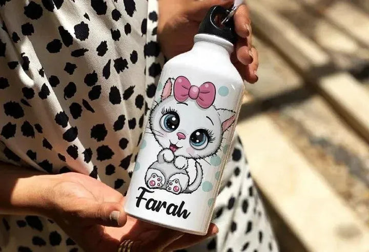 Water Bottle flask-Aluminium -kawaii-B - WE PRINT