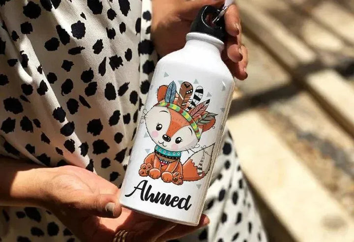 Water Bottle flask-Aluminium -kawaii-B - WE PRINT