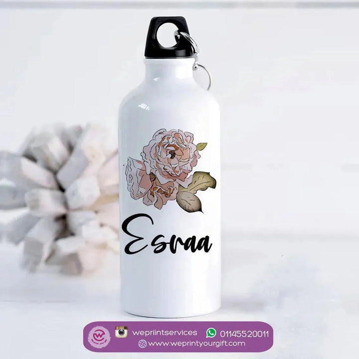 Water Bottle flask-Aluminium - Names-A - WE PRINT