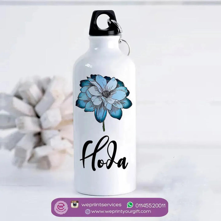 Water Bottle flask-Aluminium - Names-A - WE PRINT