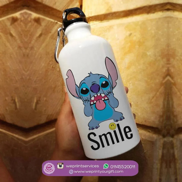 Water Bottle flask-Aluminium - Stitch - WE PRINT