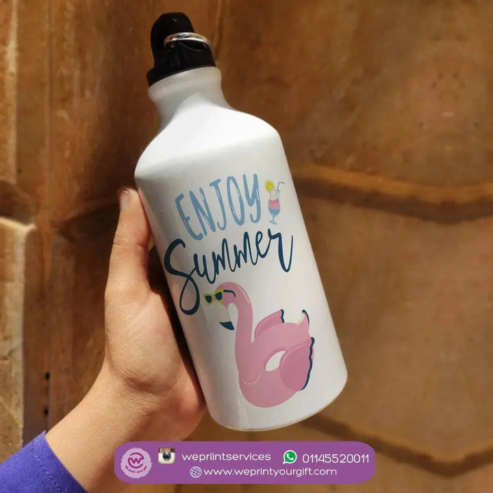 Water Bottle flask -Aluminium - Summer - WE PRINT