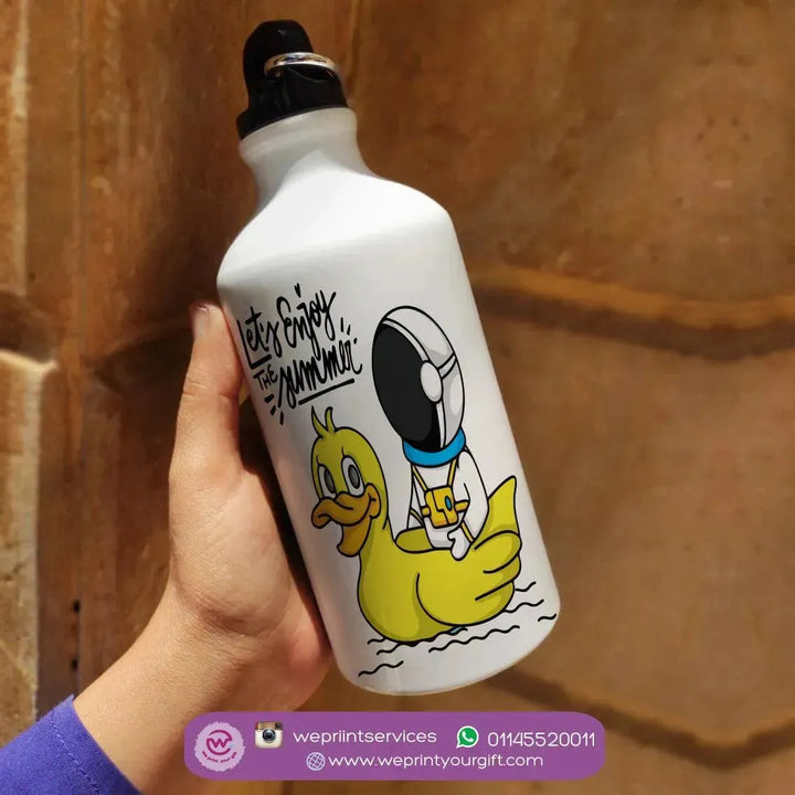 Water Bottle flask -Aluminium - Summer - WE PRINT