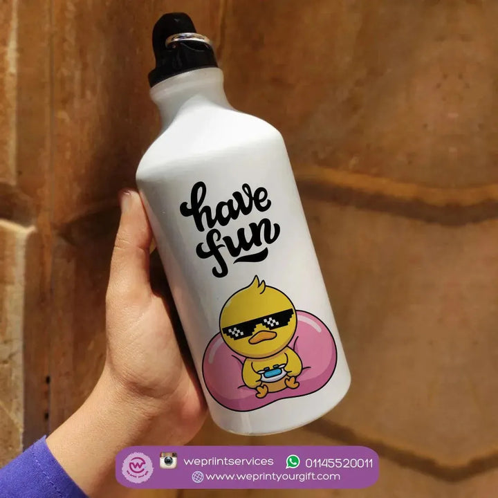 Water Bottle flask -Aluminium - Summer - WE PRINT