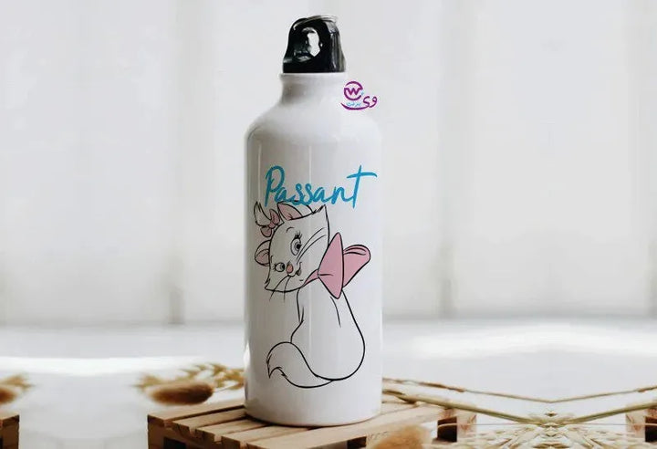 Water Bottle flask -Aluminum -Cats Lovers - WE PRINT