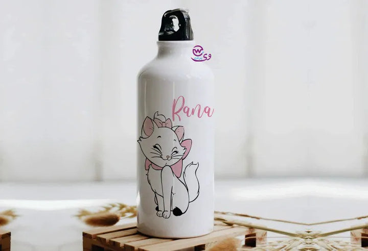 Water Bottle flask -Aluminum -Cats Lovers - WE PRINT