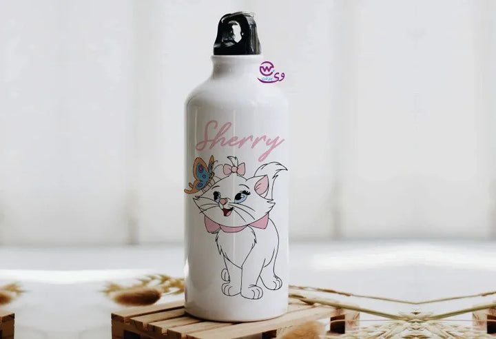 Water Bottle flask -Aluminum -Cats Lovers - WE PRINT