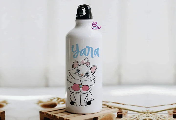 Water Bottle flask -Aluminum -Cats Lovers - WE PRINT