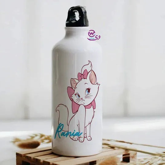 Water Bottle flask -Aluminum -Cats Lovers - WE PRINT