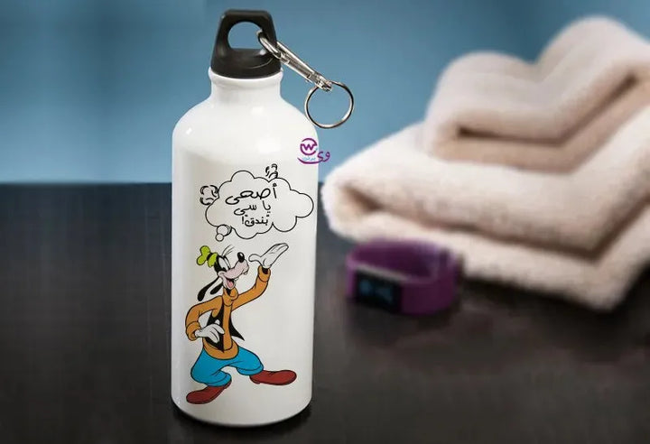 Water Bottle flask -Aluminum -Disney - WE PRINT