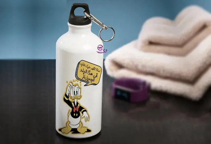 Water Bottle flask -Aluminum -Disney - WE PRINT