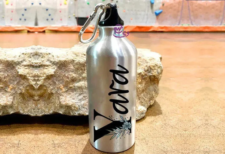 Water Bottle flask -Aluminum -English Names - WE PRINT