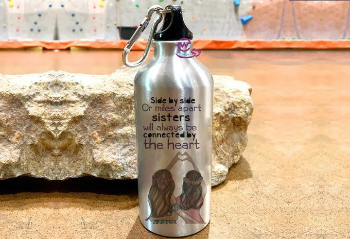 Water Bottle flask -Aluminum -Friendship Quotes - WE PRINT