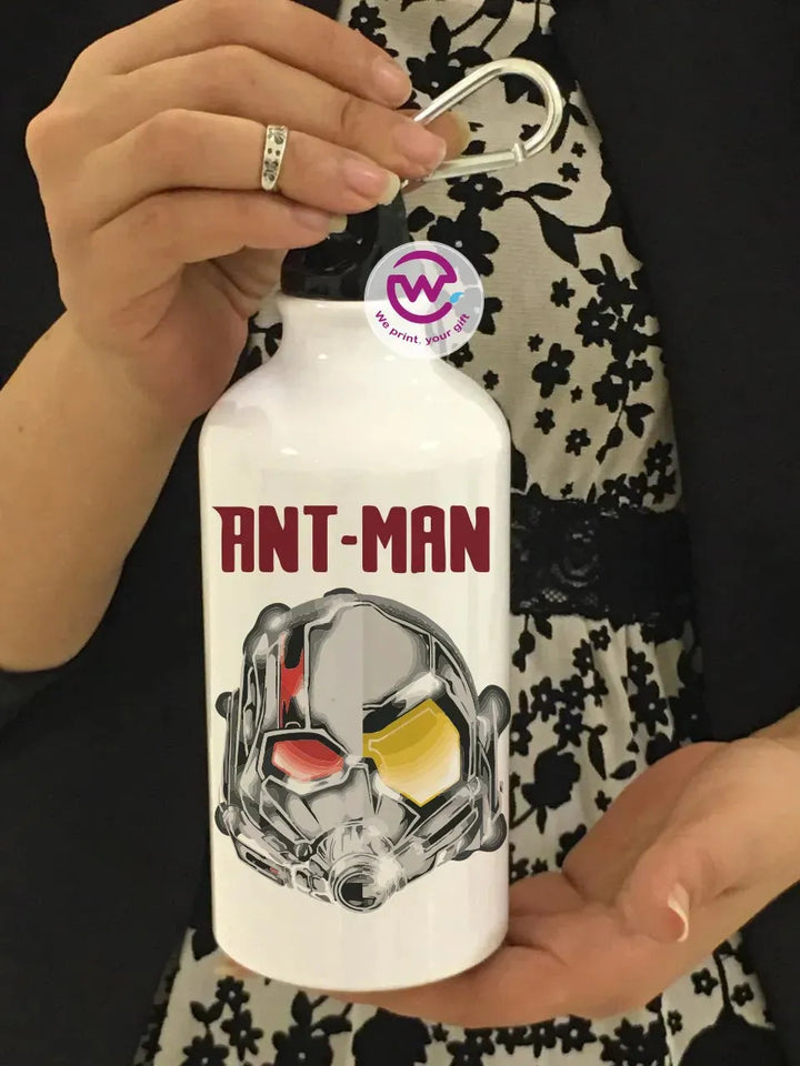 Water Bottle flask -Aluminum -Marvel - WE PRINT