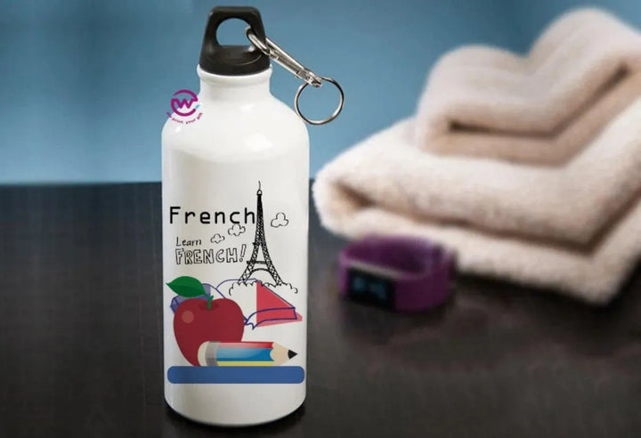 Water Bottle flask-Aluminum -Teachers - WE PRINT