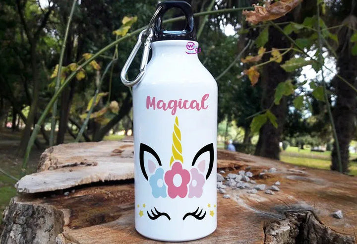 Water Bottle flask -Aluminum -Unicorn New - WE PRINT