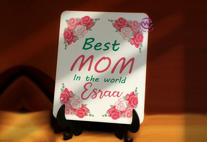 Wooden Desk photo Frame -Mother's Day - weprint.yourgift